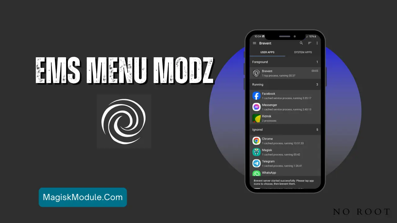 EMS MENU MODz