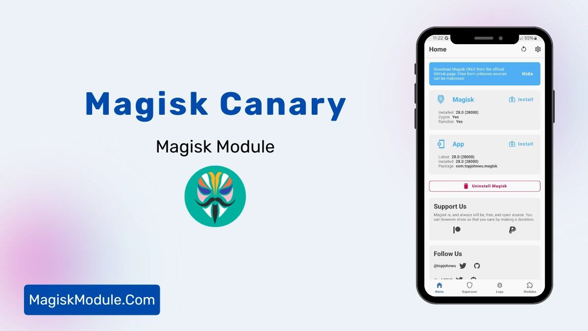 Magisk Canary