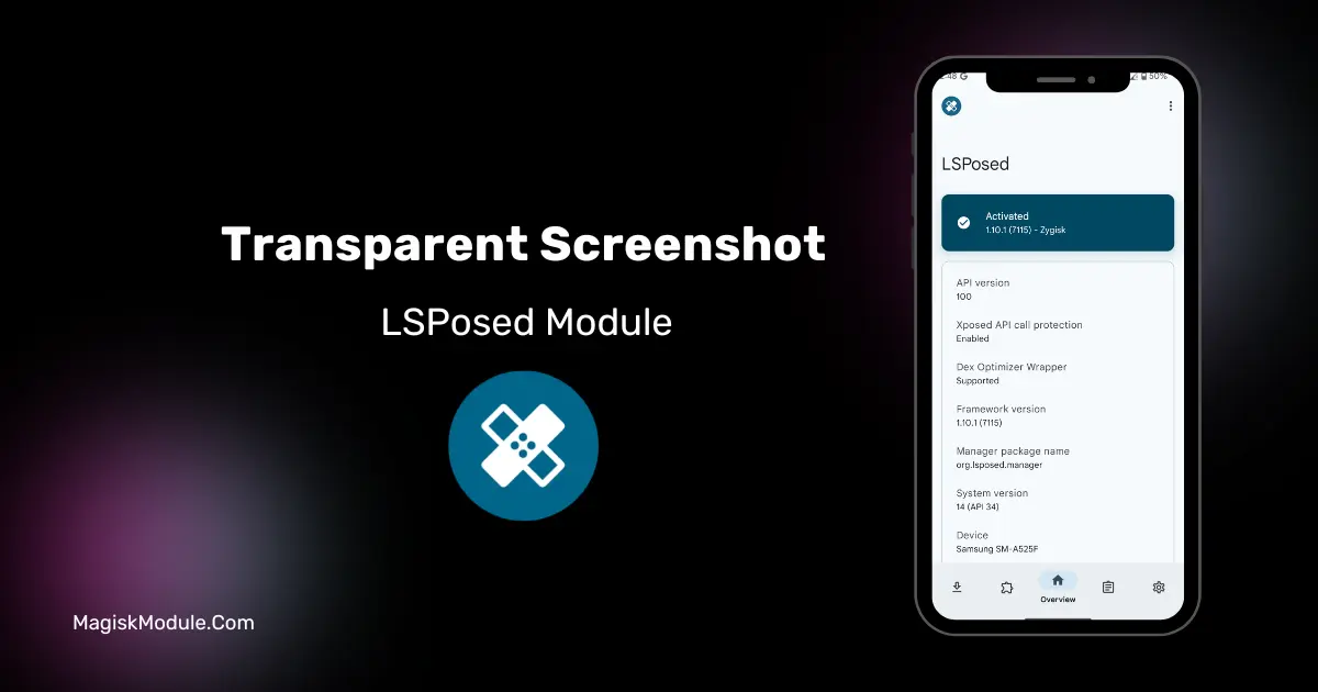 Transparent Screenshot LSposed Module 1 Transparent Screenshot